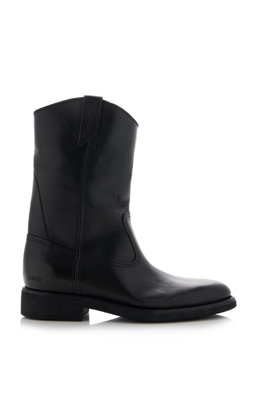 Biker Leather Boots