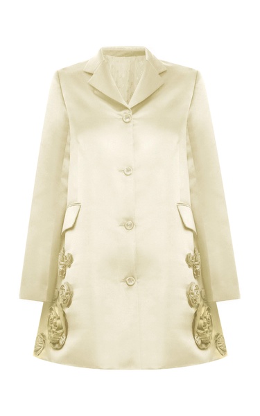 Marie Antoinette Embroidered Satin Jacket