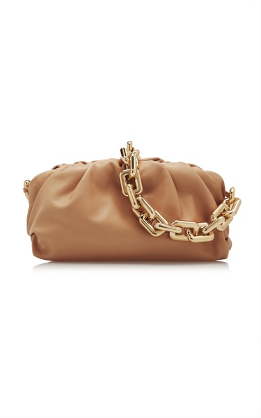 The Chain Pouch Leather Clutch