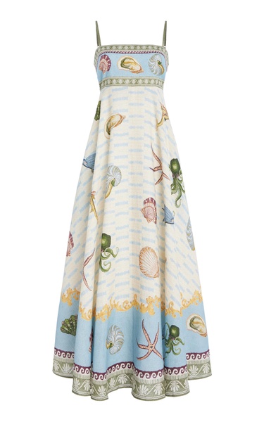 Bath House Linen Midi Dress