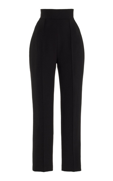 High-Rise Stretch-Wool Skinny Pants