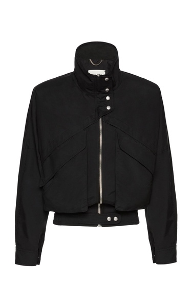 Oversized Cotton Cropped Jacket