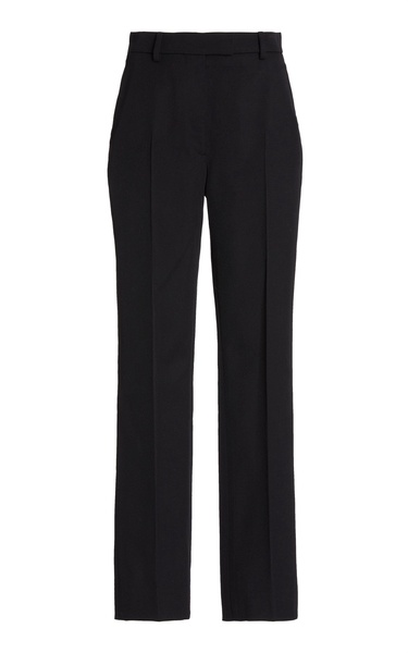 Wool Straight-Leg Pants