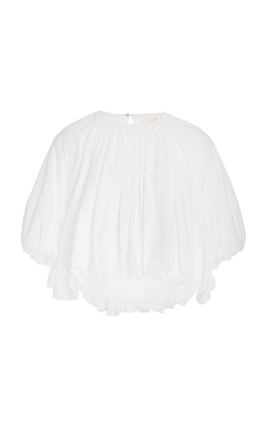 Alma Gathered Cotton Top