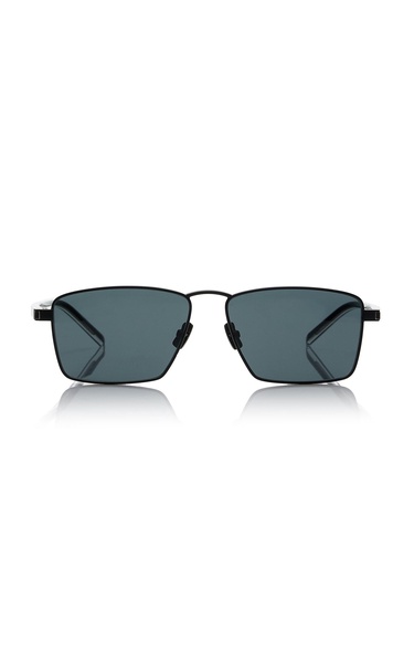 Square-Frame Metal Sunglasses
