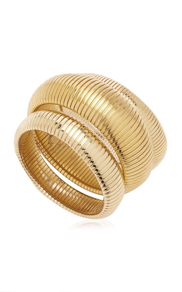 Exclusive Cobra 24K Gold-Plated Bracelet Set