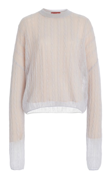 Jet Cable-Knit Sweater