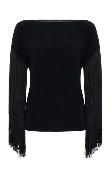 May Fringed Knit Top