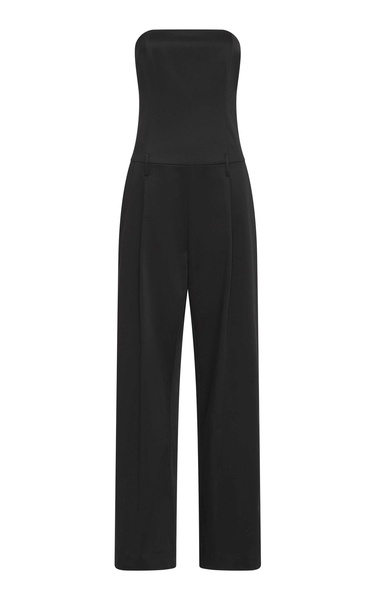 Strapless Organic Cotton-Blend Jumpsuit