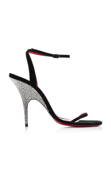 Arch Queen 100mm Embellished Suede Sandals