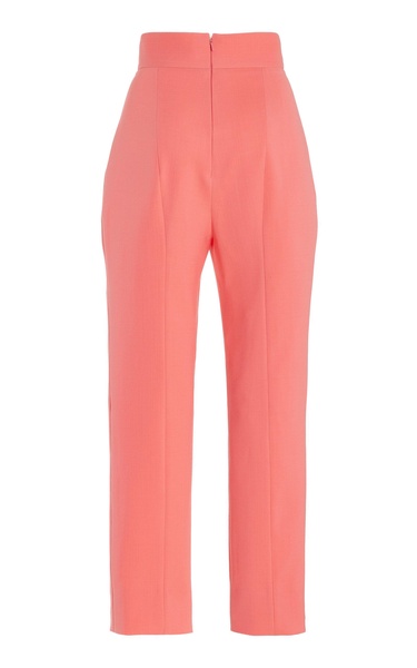 High-Waist Stretch-Wool Skinny Pants