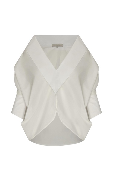 Sanam Cotton Poplin Off-The-Shoulder Top