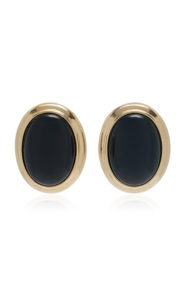 Exclusive Gabrielle Gold-Tone Stone Earrings