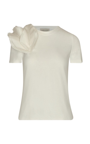 Humsafar Embellished Cotton Jersey T-Shirt