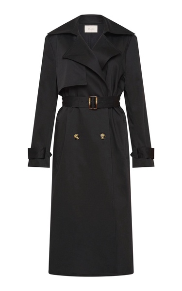Organic Cotton-Blend Trench Coat