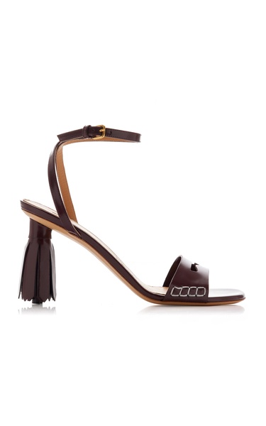 Tassel Patent Leather Sandals