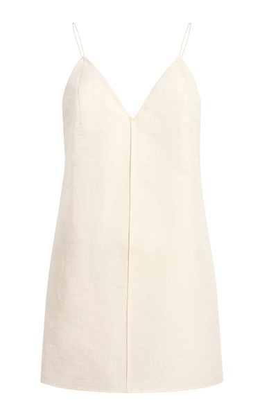 Talsie Silk-Cotton Organza Tank Top
