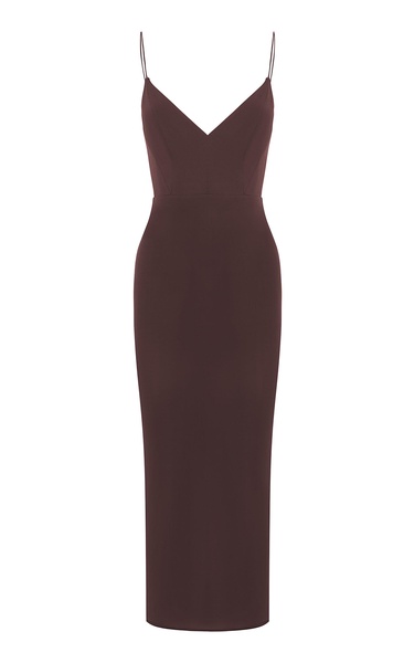 Bodycon Crepe Jersey Midi Dress