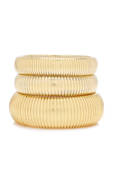 Exclusive Cobra 24K Gold-Plated Bracelet Set