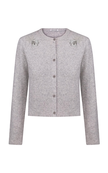 Maëlys Embroidered Knit Cardigan