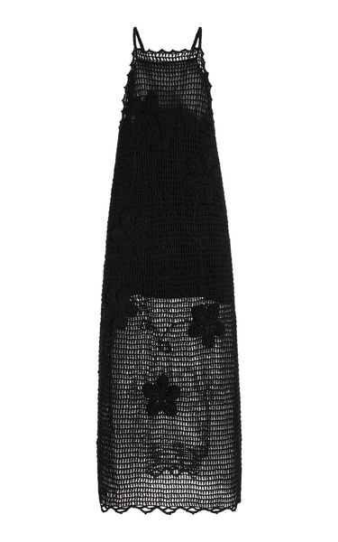 Exclusive Adelaide Crocheted Cotton Maxi Dress