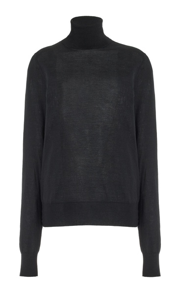 Eva Cashmere Turtleneck Sweater