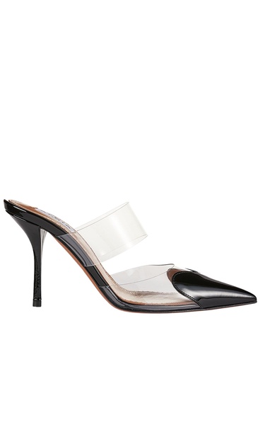Cœur patent leather and PU mules