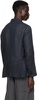 Navy Borgo Net Blazer