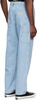 Blue Single Knee Jeans