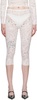 White Cassia Capri Leggings