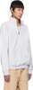 Gray Chase Neck Zip Sweatshirt