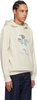 Beige Polo Bear Slub Fleece Hoodie