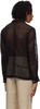 Black Meandering Shirt