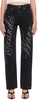 Alexander Wang Jeans with a crystal-finished logo