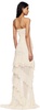 Off-White Jersey Bustier Maxi Dress