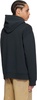Black Printed Logo Hoodie