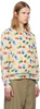 Multicolor Flower Stamp Long Sleeve Shirt