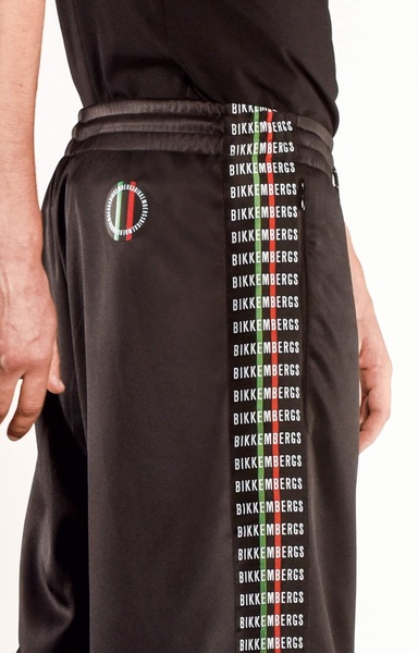 Bikkembergs Black Polyester Short