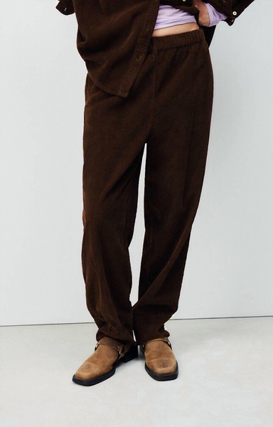 womens trouser padow in vintage brownie