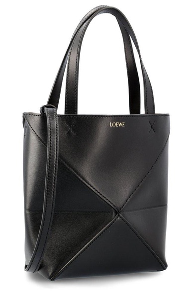 Loewe Women Puzzle Fold Mini Leather Tote