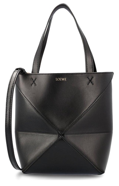 Loewe Women Puzzle Fold Mini Leather Tote