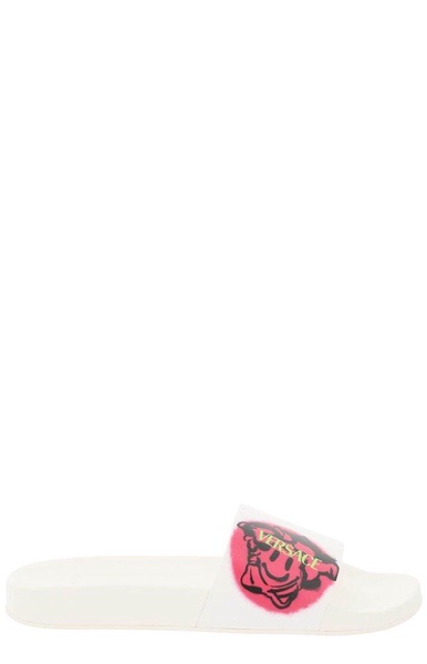 Versace Medusa Smiley Slide Sandals