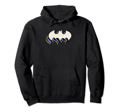 Amazon Essentials DC Comics Batman 3D Bat Logo Pullover Hoodie