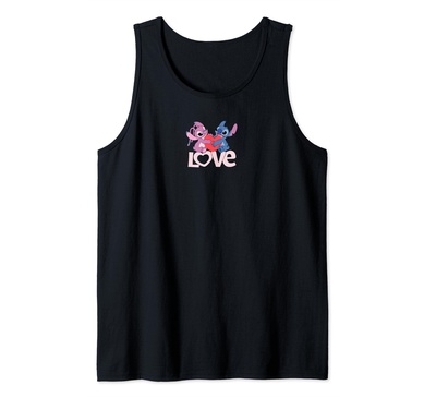 Amazon Essentials Stitch and Angel Love Valentine's Day Tank Top