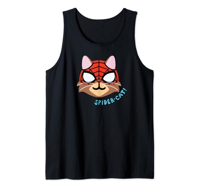 Amazon Essentials Marvel Spider-Man Spider-Cat Portrait Tank Top