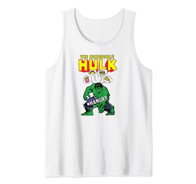 Amazon Essentials Marvel Avengers The Incredible Hulk Hangry Tank Top