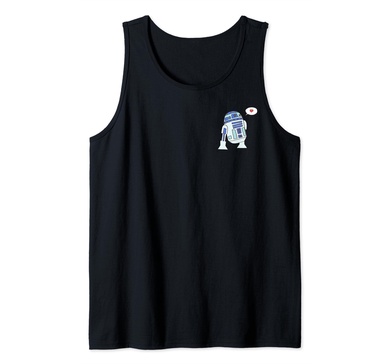 Amazon Essentials Star Wars Valentine's Day Love from R2-D2 Tank Top