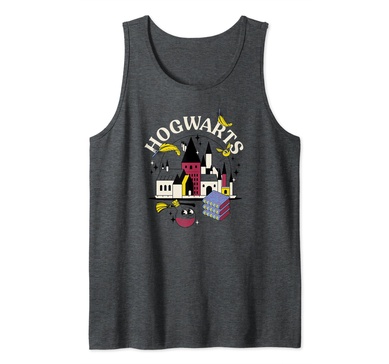 Amazon Essentials Harry Potter Hogwarts Castle Smiling Icons Tank Top