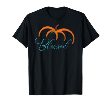 Fall Pumpkin Blessed women tee Thanksgiving Spice Be Blessed T-Shirt