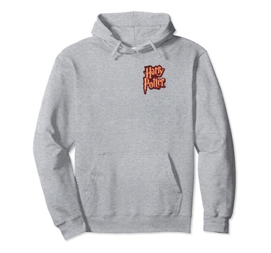 Amazon Essentials Harry Potter Front and Back Gryffindor Collegiate Collage Pullover Hoodie